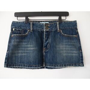 Vintage Y2K Hollister Denim‎ Micro Mini Skirt